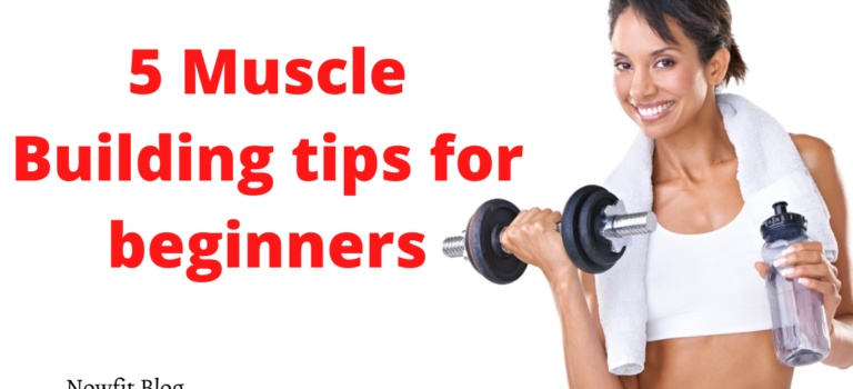 5 muscle building tips for beginners